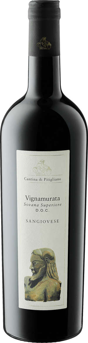 Vignamurata Sovana Superiore Sangiovese vino Rosso DOC in Bottiglia